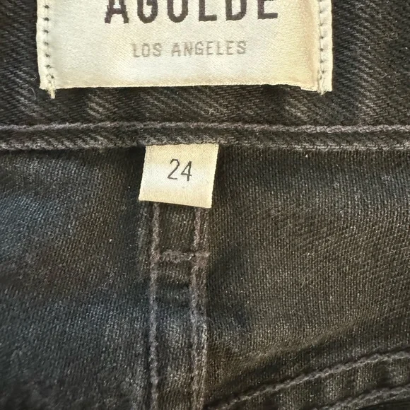 Agolde Cherie High Rise Straight Denim Jeans Distortion Size 24 - Picture 11 of 16